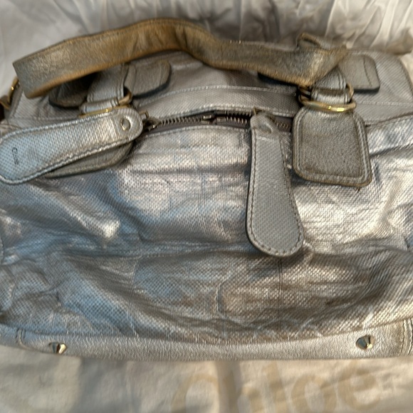 Chloe vintage silver quilted purse - Picture 7 of 7